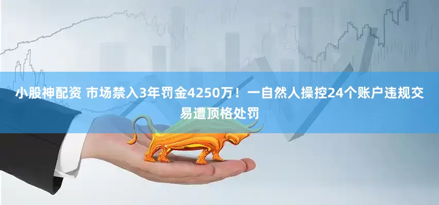 小股神配资 市场禁入3年罚金4250万！一自然人操控24个账户违规交易遭顶格处罚